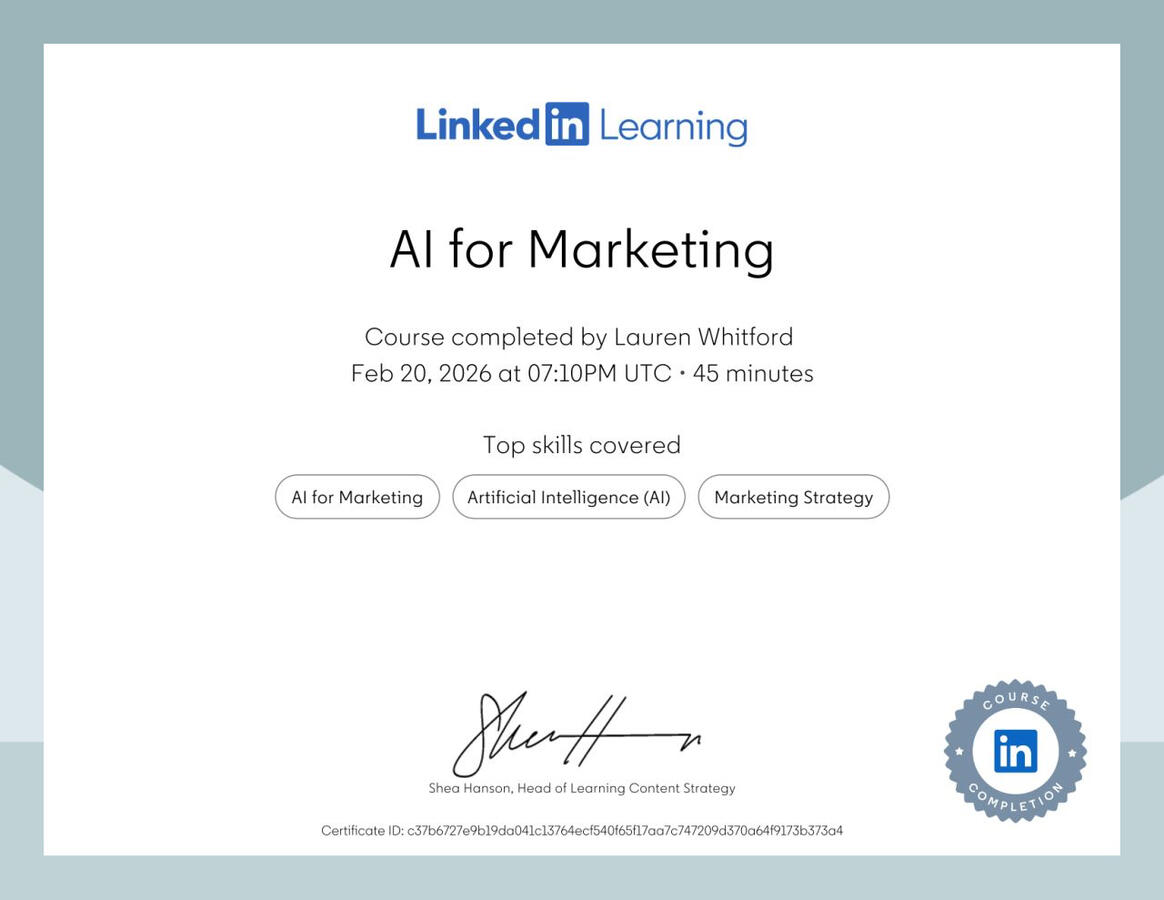 AI for Marketing